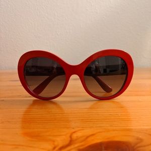 Dolce & Gabbana red cat eye sunglasses